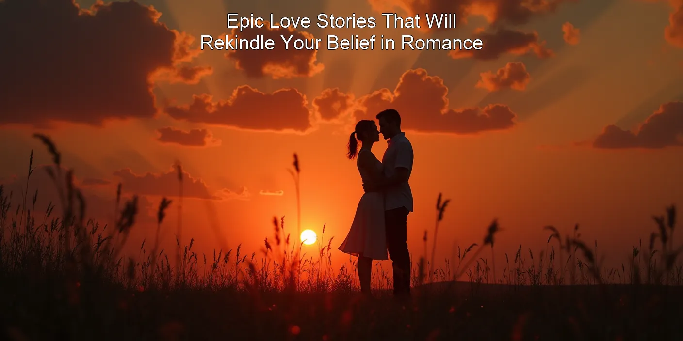 Epic Love Stories That Will Rekindle Your Belief in Romance