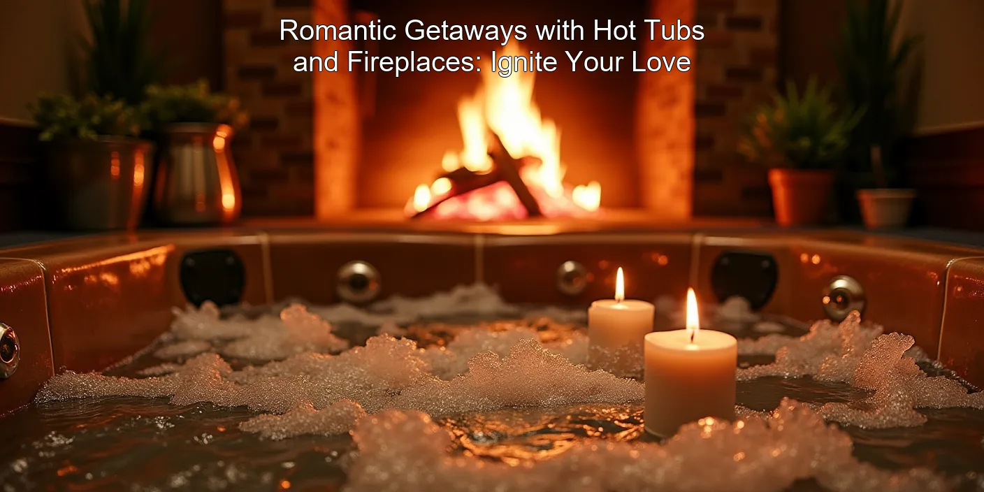 Romantic Getaways with Hot Tubs and Fireplaces: Ignite Your Love