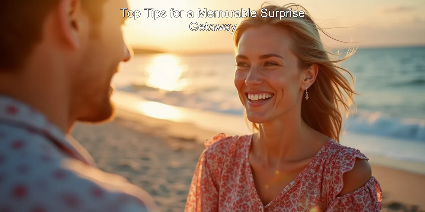 Top Tips for a Memorable Surprise Getaway