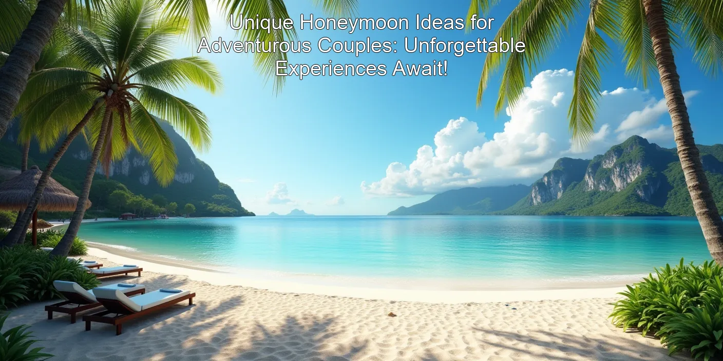 Unique Honeymoon Ideas for Adventurous Couples: Unforgettable Experiences Await!